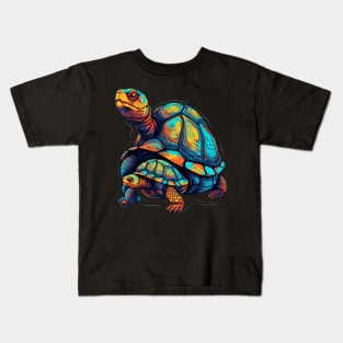 Tortoise Fathers Day Kids T-Shirt